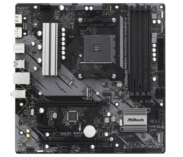 ASROCK Płyta główna Asrock B550M PHANTOM GAMING 4 - 667691 - zdjęcie 2